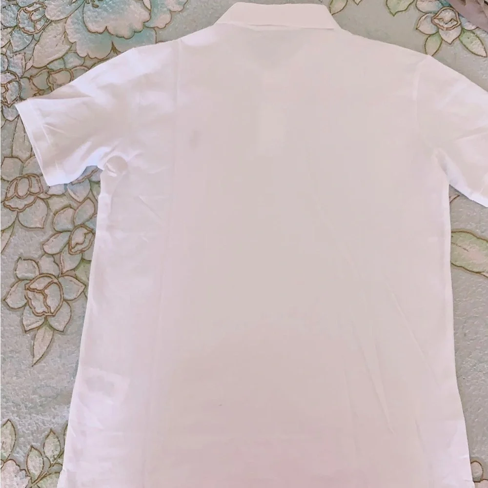 Ralph Lauren polo shirt for‎ Men Custom Slim Fit  Cotton White XL
